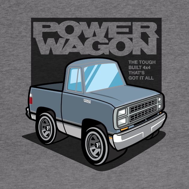 Frost Blue Metallic - Power Wagon (1980 - White-Based) by jepegdesign